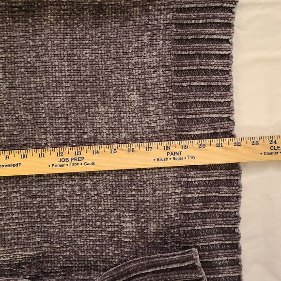 Chelsea & Theodore Womens Pullover Sweater Gray Chunky Mock Neck Crop Size XL - Picture 7 of 7